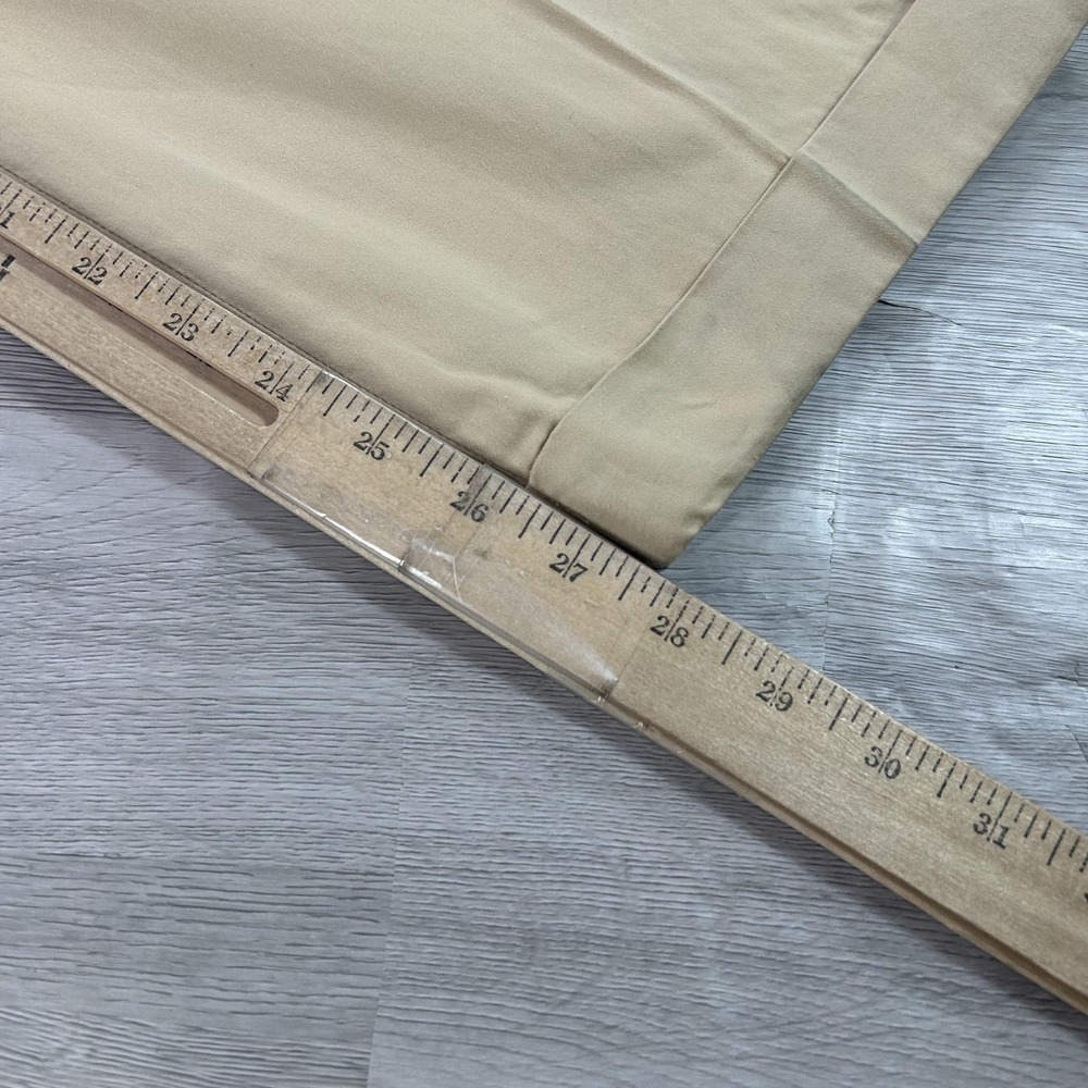 Brioni Pants Mens 42x28 Beige Cotton Moena Chino Classic Fit Dress Cuffed Italy - Picture 11 of 13